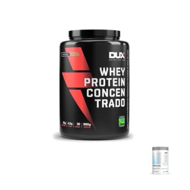 Imagem de Kit Whey Protein Concentrado 900g Sabor Doce de Leite + Creatina Crealive 300g DUX
