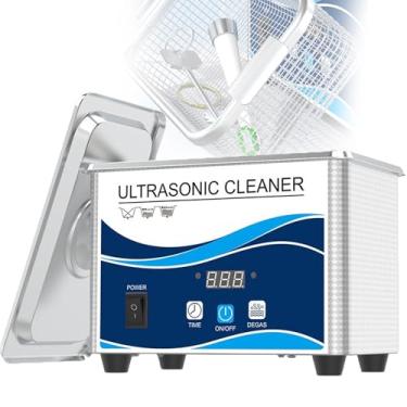 Imagem de Limpador UltrassôNico De óCulos E AnéIs Com DesgaseificaçãO,Tempo E Temperatura AjustáVeis,Aquecimento RáPido,Revestimento Interno De 800ml Para Joias,Aparelhos OrtodôNticos E PeçAs