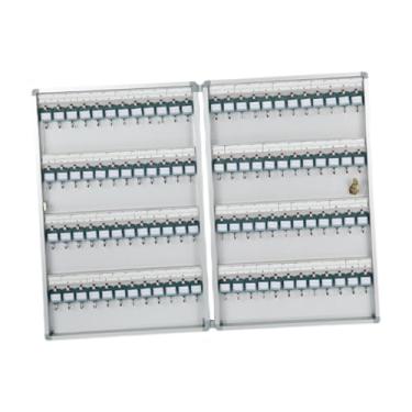 Imagem de KiBcsLic Caixa de bloqueio de chave de 96 posições, armário de chave de parede, organizador de chave para oficinas de reparo, concessionárias de automóveis,