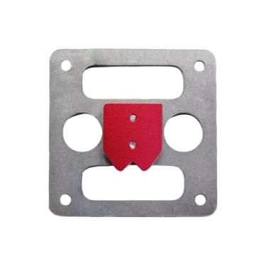 Imagem de Ioensy Suporte para fita métrica com base para cinto, cabide de cintura para eletricista, peças modificáveis, acessórios portáteis, ferramenta de suspensão, Quadrado