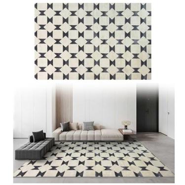 Imagem de SPXMQSS Tapete para quarto, resistente à sujeira, sala de estar, tamanho grande, antiderrapante, sofá, mesa de centro, lavável, para quarto, sala de estar, sala de jantar, escritório, tapetes baixos
