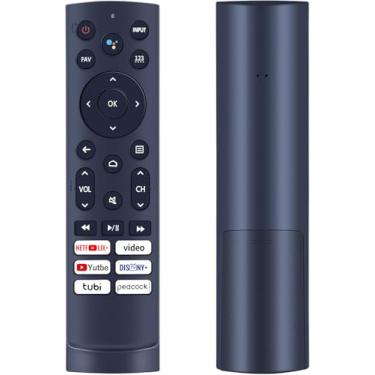 Imagem de Controle remoto de substituição ERF3A90 compatível com Hisense Google Android Smart TV 55U7G 65U7G 55U8G 65U8G 55U78G 65U78G 75U7G 75U78G 75U9DG (sem função de voz)