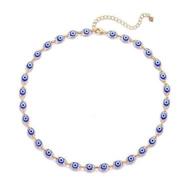 Imagem de Colar turco com proteção contra o olho turco, joia para boa sorte, energia positiva, ajustável, unissex, bem-estar espiritual, boho, moda, presentes de amizade para mulheres, presentes de Natal, Dia