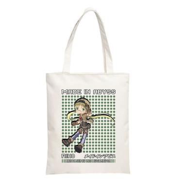 Imagem de Sacola de lona Made in Abyss Anime Fans, presente de 33 x 29 cm