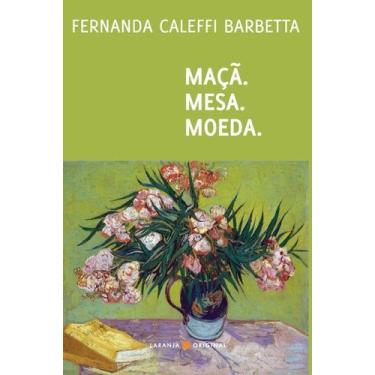 Imagem de Livro - Maça. Moeda. Mesa.