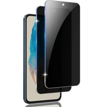 Imagem de Para Oukitel C58, 2 peças de vidro temperado anti-espião, para Oukitel C58 Pro, filme protetor de tela de privacidade