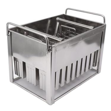 Imagem de Cryfokt Máquina de Fazer Sorvete de Aço Inoxidável Faça você Mesmo Com Design Multiuso, 30 Peças de Moldes de Sorvete para Guloseimas Caseiras