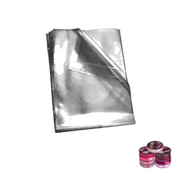 Imagem de Kit Saco PP 10X15 cm 100 Unidades + Fita Cetim Rolo 22 mm x 50 Metros