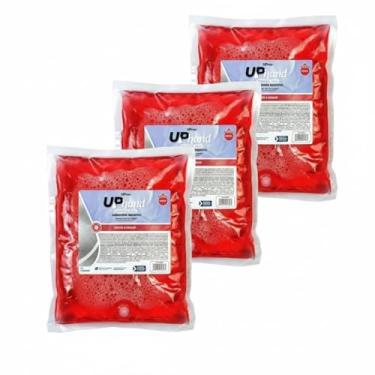 Imagem de Kit 3 Refil Sabonete Espuma 600ml Romã e Maçã Up Hand Bag s/Válvula