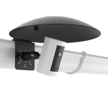 Imagem de HOLACA Capa universal para proteção solar e chuva para todas as câmeras de segurança externas com parafuso de 1/4, blindagem compatível com Ring, Blink, Google Nest, Eufy, Arlo, WYZE, Tapo (câmera de