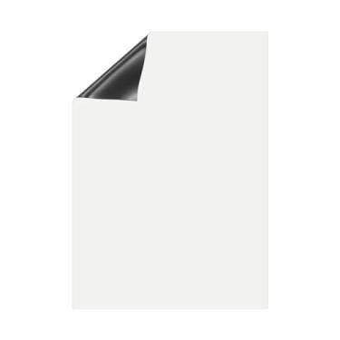 Imagem de PATIKIL Quadro apagável a seco, A4, 1 pacote de ímãs, quadro branco, calendário de geladeira para listar, quadro magnético, material de escritório para casa, cozinha, geladeira, mesa, parede, branco