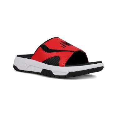 Imagem de New Balance Sandália infantil unissex, Fire Cracker/Blk/Wht, 3 Big Kid