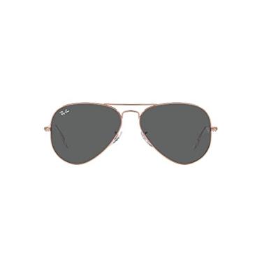 Imagem de Óculos de Sol Ray-Ban Aviator Large Metal 0RB3025 9202B1 Tam 55 / Rose Gold - Lentes Cinza Escuro