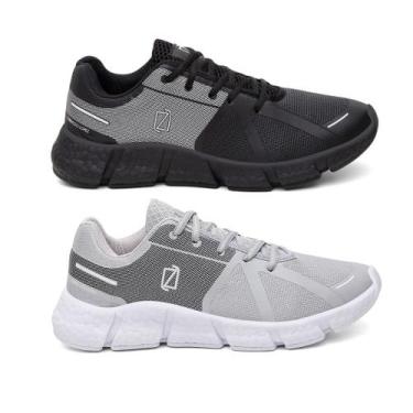 Imagem de Kit 2 Tênis Veloster Masculino Academia Treino Caminhada e Corrida Dia