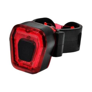 Imagem de Lanterna Traseira LED USB À Prova d'Água Para Bicicleta, 30 Horas De D