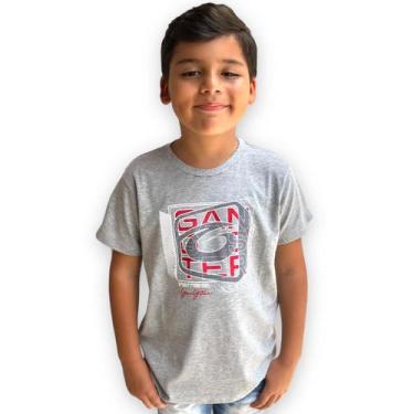 Imagem de Camiseta Infantil Menino De Marca Gola Careca Estilosa - GANGSTER, Cin