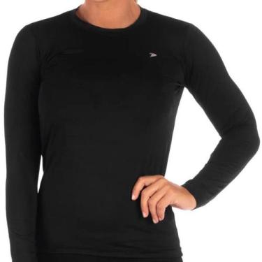 Imagem de Camisa Poker Térmica Skin New Feminina - Preto, G