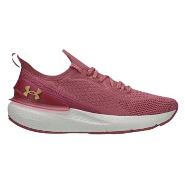 Imagem de Tênis Under Armour Charged Quicker Corrida Rosa e Ouro - Feminino 38-Feminino