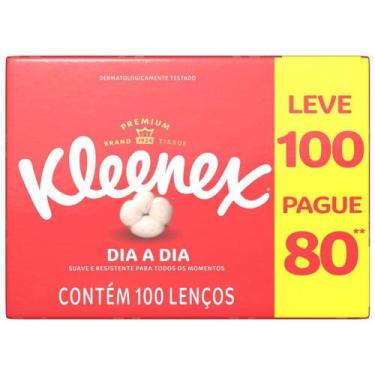 Imagem de Lenço de Papel Kleenex Leve 100 Pague 80