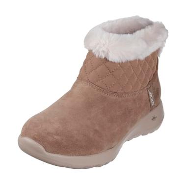 Imagem de Skechers Bota feminina de cano curto Joy-Snow Day, Castanho, 37
