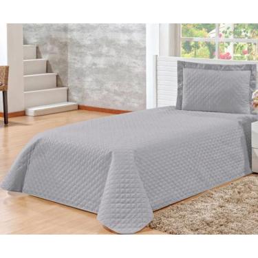 Imagem de Cobre Leito Solteiro Colcha Elegance 2 Peças Matelado - Girassol Enxov
