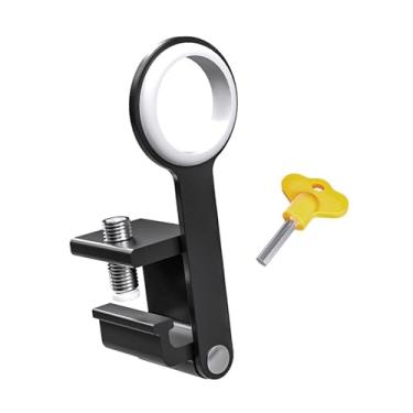 Imagem de Baoblaze Trava Limitadora de Janela Infantil com Chave, Proteção contra Arrombamentos, Bloqueador de Entrada para Quarto, Cozinha, Escritório, Ambientes, 3x2.8x9.3cm