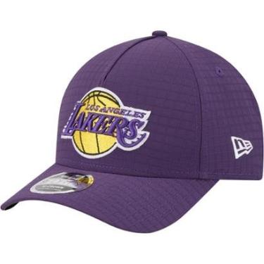Imagem de Boné New Era 9FORTY M-Crown A-frame Ripstop Soft Snap Los Angeles Lakers-Masculino