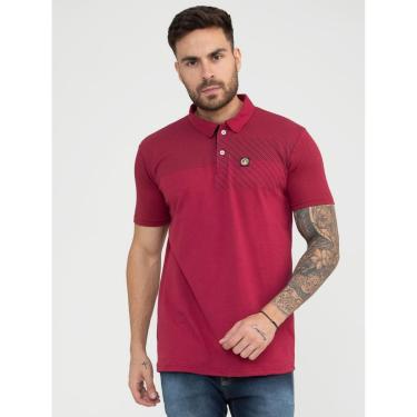 Imagem de Camiseta Masculina Trup Sea Polo Com Detalhes em Couro Premium Tendência Casual-Masculino