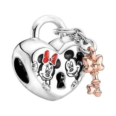 Imagem de Pingente Charm De Mickey Mouse E Lilo Stitch Da Disney, Compatível Com