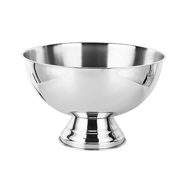 Imagem de Bandeja grande de balde de gelo para vinho e licor para festa em aço inoxidável para vinho e licor barra de grãos hotel ktv banheira de bebida de metal