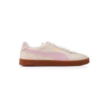Imagem de Tênis Puma Club II Off White/ Rosa Cor:;Tamanho:35;Gênero:Feminino-Feminino