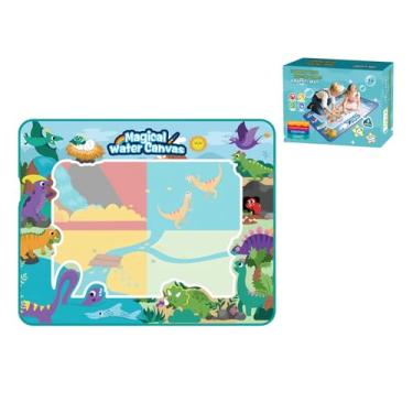 Imagem de Tapete Infantil para Pintura com Água, Tapete de Desenho Antimanchas, Adequado para Crianças de 3 a 8 Anos para Escrever e Desenhar (100x80cm)