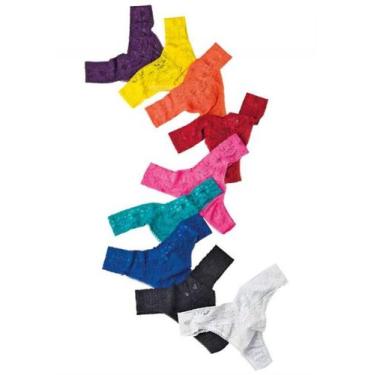 Imagem de Calcinha Fio Dental Xamego DeMillus 16198 Renda Elástica Confortável S