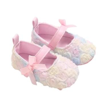 Imagem de Sapatos Casuais De Pelúcia Para Bebês Recém-Nascidos Com Laço, Confort