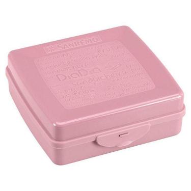 Imagem de Kit 2 Sanduicheiras Plásticas Rosa - Sanremo