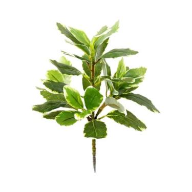 Imagem de Grandes Ramos De Árvore Banyan Artificial Com Folhas Vermelhas Falsas 