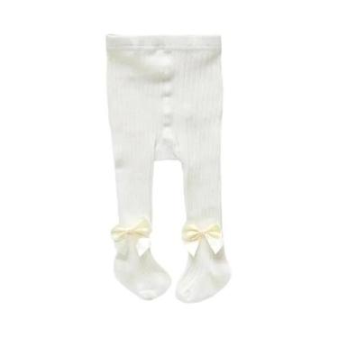 Imagem de Meias De Algodão Com Laço Para Meninas, Confortáveis E Respiráveis, Mo