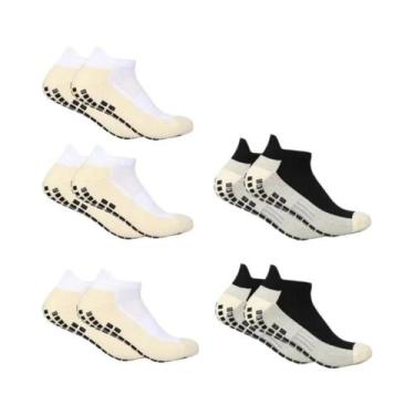 Imagem de Meias Esportivas Antiderrapantes Masculinas E Femininas, 5 Pares, Para