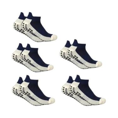 Imagem de Meias Esportivas Antiderrapantes Masculinas E Femininas, 5 Pares, Para