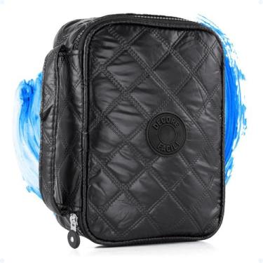 Imagem de Estojo Grande Feminino Compartimentos C/ Elásticos Box Jumbo - Hxt, Pr