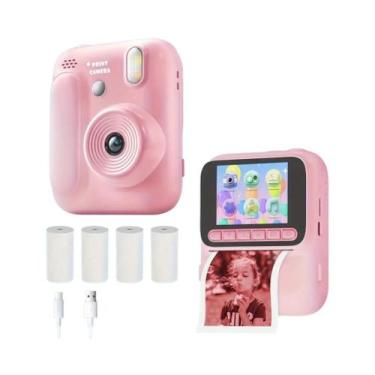 Imagem de Câmera Térmica 1080P Para Crianças Com 32GB, Câmera Instantânea Colori