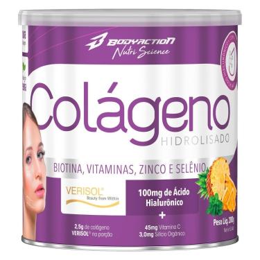 Imagem de Colágeno Verisol Com Hialurônico - 200g Abacaxi com Hortelã - BodyAction-Masculino