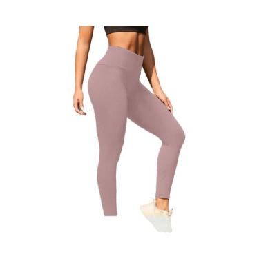 Imagem de Leggings Femininas De Cintura Alta Com Controle De Abdômen, Super Maci