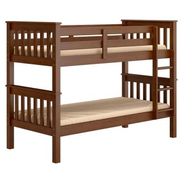 Imagem de Beliche Madeira Maciça 730ea Marjori - Castanho Acetinado