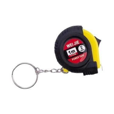 Imagem de Fita Métrica Retrátil Universal Mini Com Chaveiro, Régua Métrica Em Po