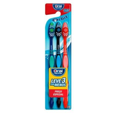 Imagem de Escova Dental Oral Nexter Orbit - Leve 3 por Menos