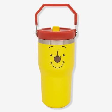 Imagem de Copo Térmico 650ml Hanger Ursinho Pooh Com Alça Zona Criativa