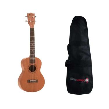 Imagem de Kit Ukulele Soprano Namastê NU21MLQ Acústico Spanking + Capa