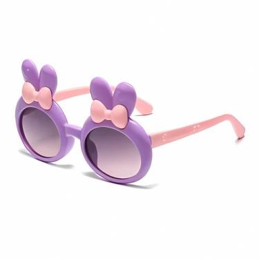 Imagem de Óculos de Sol Infantil Desenho Animado Proteção UV Hero Band, Roxo