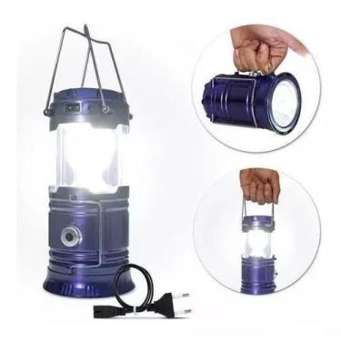Imagem de Lanterna E Lampião Solar Com LEDs Luatek  Pescaria, acampamentos  e em